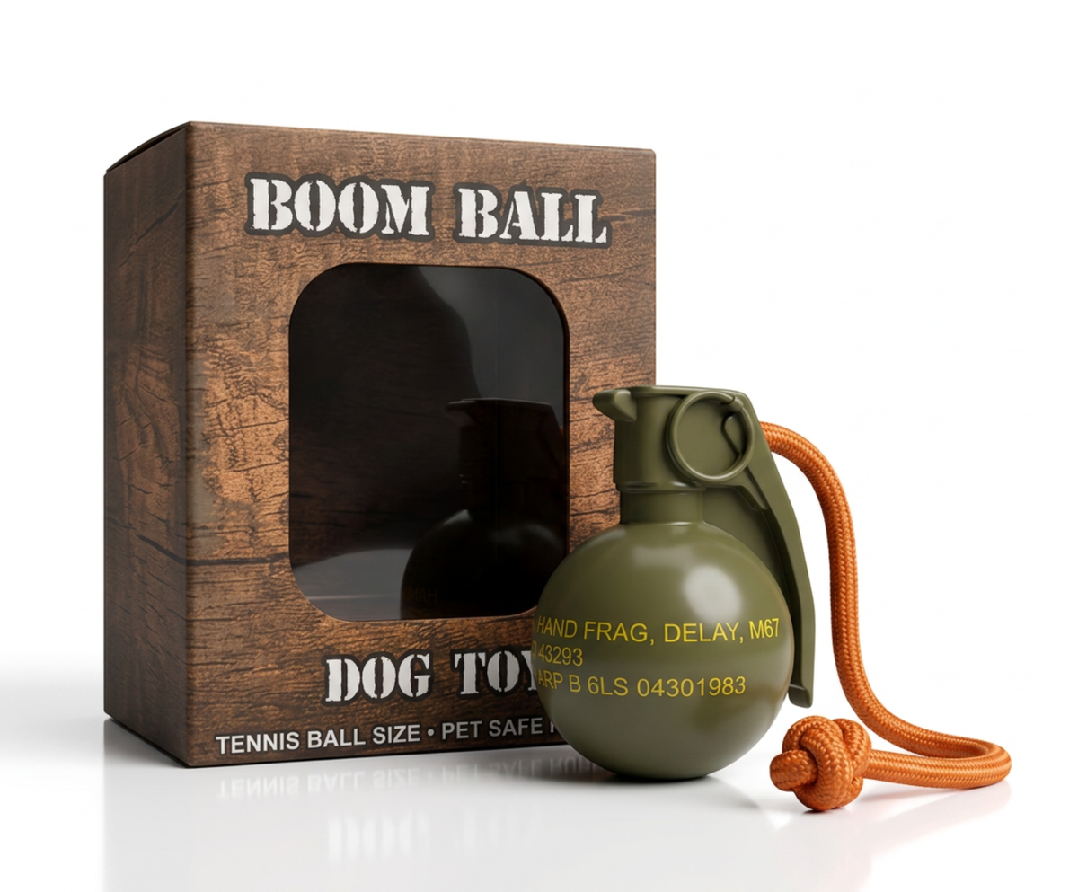 Boom Ball Power-Chew Toy