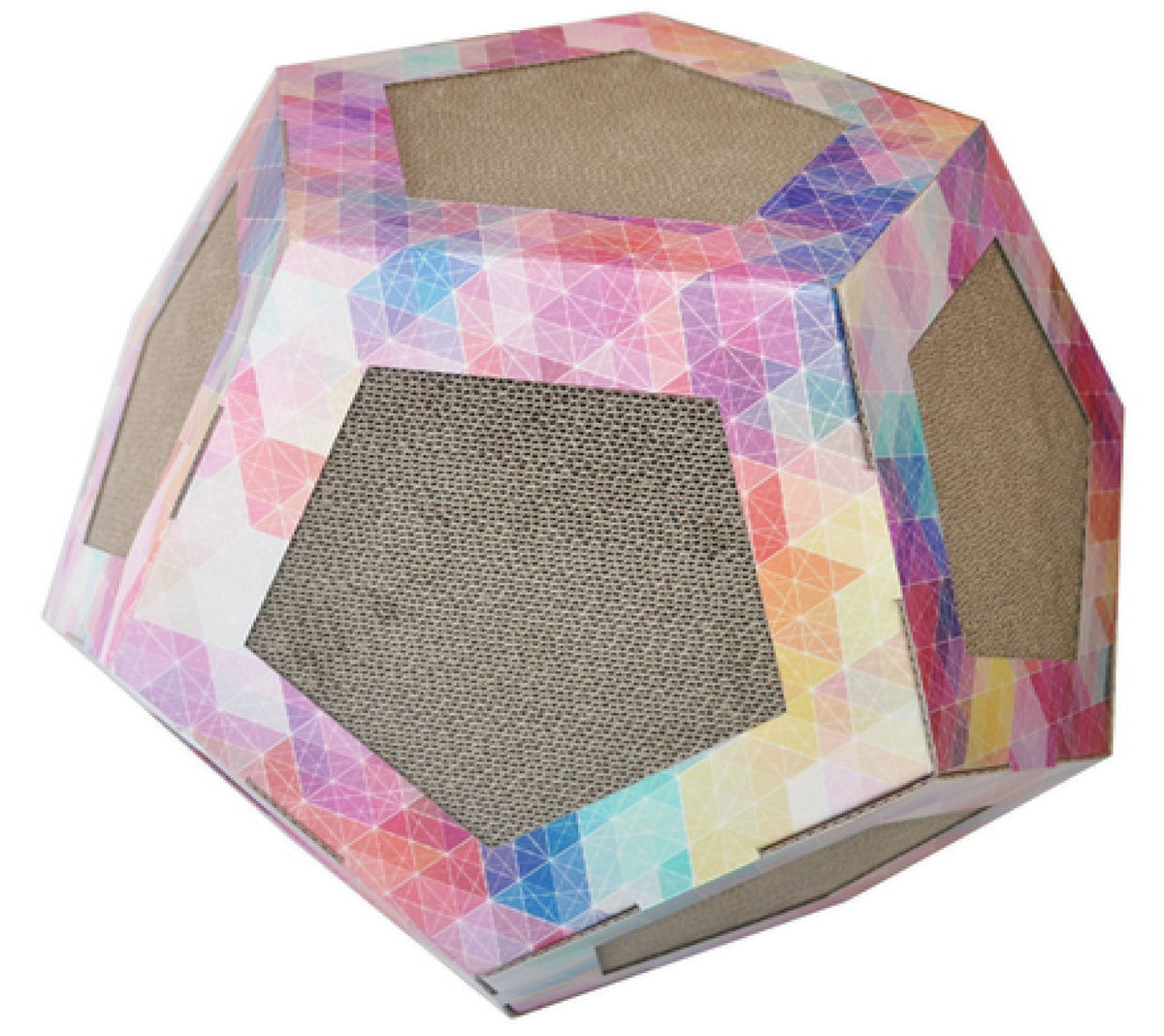 Octagon Scratcher Lounge with Catnip